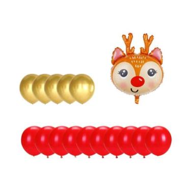 Imagem de Kit De Suporte Para Balões De Festa De Natal 16/27 Peças, Balões De Ca