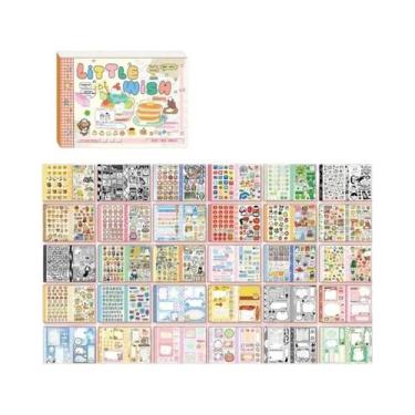 Imagem de Adesivos Decorativos Kawaii Dual M5 Estilo Coreano, Adesivos De Desenh