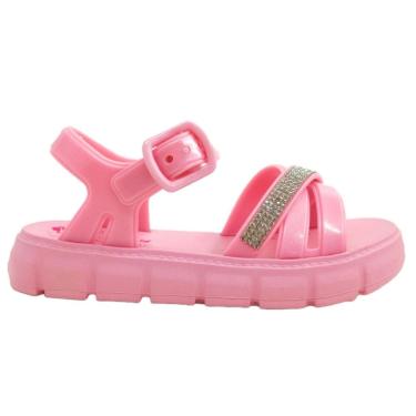 Imagem de Sandália Infantil Menina Casual Dia a Dia com Strass Grendene Kids 23167