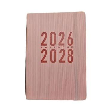 Imagem de Calendário Planejador Mensal De 3 Anos 2026-2028 Capa Mole Com Suporte