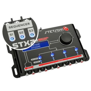 Imagem de Processador De Áudio Digital Stetsom Stx2448 4 vias Equalizador Crosso