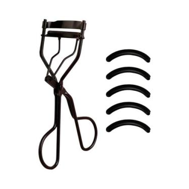 Imagem de Modelador De Cílios Portátil De Silicone Com 5 Almofadas De Aço Inoxid
