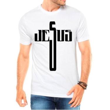 Imagem de Camiseta gospel jesus moda evangélica camisa masculina lançamento 03 -
