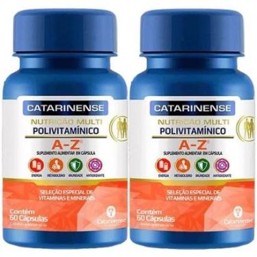 Imagem de Kit 2X Polivitamínico A-Z Multi - 60 Cápsulas - Catarinense Nutrição-Masculino