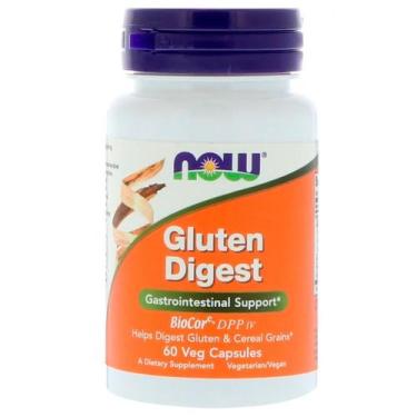 Imagem de Gluten Digest Enzimas Digestivas (60 VCaps) Now Foods, Suplemento Alim