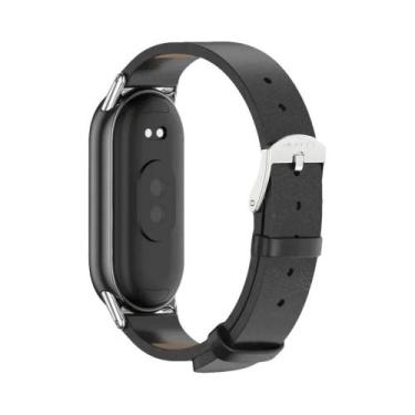 Imagem de Pulseira De Couro Substituta Para Xiaomi Mi Band 8, Bracelete NFC, Pul