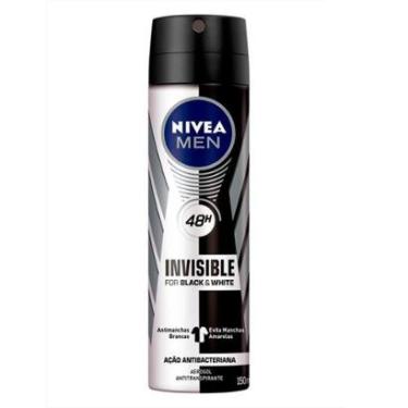 Imagem de Desodorante Aerosol Nívea Invisible for Black & White Masculino 150ml-Masculino