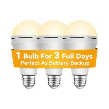 Imagem de Lâmpada De Emergência Recarregável De 2600mAh Com Grande Bateria De Re