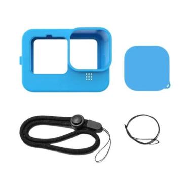 Imagem de Tampa De Bateria De Silicone Preta Para GoPro Hero 13 12 11 10 - Acess