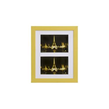 Imagem de Porta Retrato, Painel, Multifotos Pop 2 Fotos 10X15 Amarelo