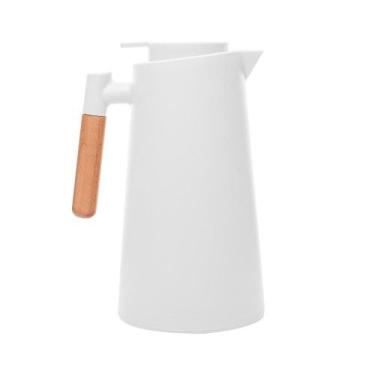 Imagem de Garrafa Térmica Lyor Escandinávia de Plástico Branca 1L