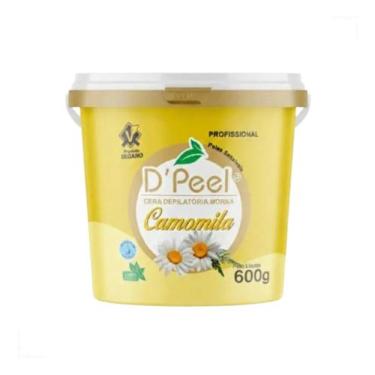 Imagem de Cera Depilatória Dpell Morna Camomila Alta Aderência - D'peel, 600g
