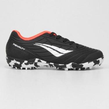 Imagem de Chuteira Society Infantil Penalty Matis XXI, Off white, Coral, 35