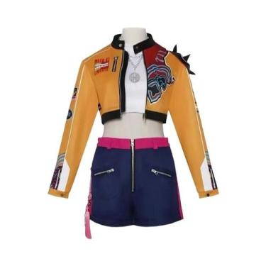 Imagem de Fantasia De Cosplay Feminina Anime KPop Mira Rumi: Jaqueta, Shorts, To