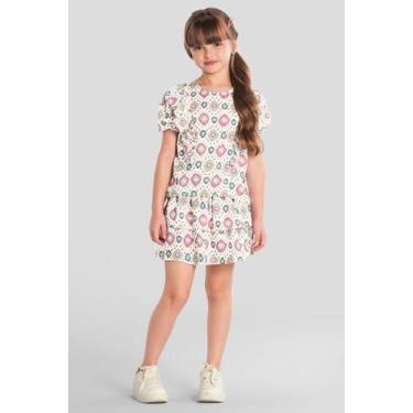 Imagem de Blusa infantil menina florida Mundi, Natural, 6
