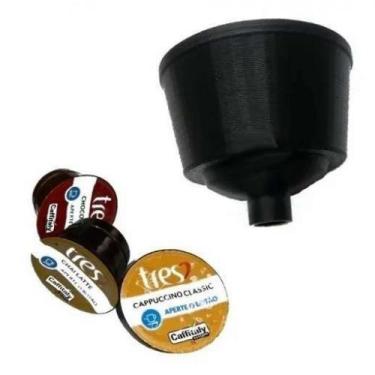 Imagem de Adaptador de cápsulas três corações para máquina dolce gusto - bazar d