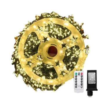 Imagem de Luzes De Natal Com Fio De Cobre E Controle Remoto, Guirlanda Decorativ