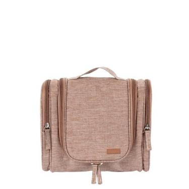 Imagem de Necessaire Grande Masculina com Divisão - Amarelo Nude - Sestini, Amar