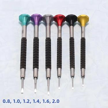 Imagem de Conjunto De Chaves De Fenda Micro De Cabeça Plana 0.8-2.0mm Tipo Slot 