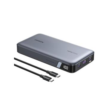 Imagem de UGREEN Carregador portátil Power Bank 25000mAh de 145 W, display digital Nexode USB C 3 portas PD3.0, para MacBook Pro/Air, Dell XPS, iPhone 15/14/13, Galaxy S24, Steam Deck, AirPods e muito