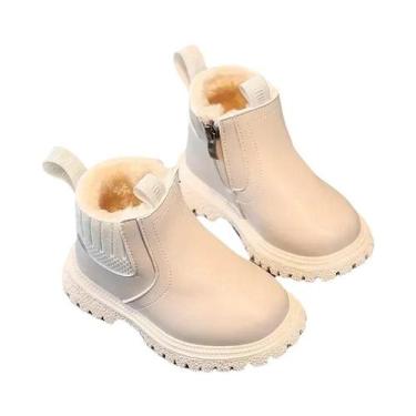Imagem de Botas De Inverno Para Crianças, Meninos E Meninas, Casuais, De Veludo,