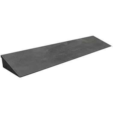 Imagem de As Rampas Para Cadeiras De Rodas Para Portas Com Degraus São Resistentes E Antiderrapantes, Adequadas Para Portas, Varredoras, Banheiros, Escadas, Skate, Bicicletas,50 * 12 * 4cm,Pleasant63