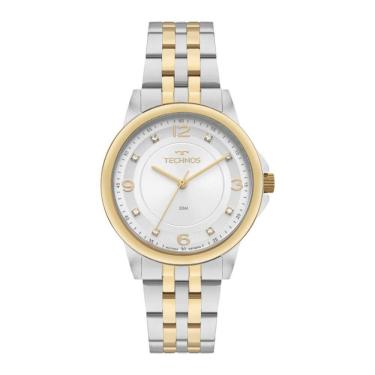 Imagem de Relógio Technos Feminino Ref: 2035nfq/1k Elegance Bicolor