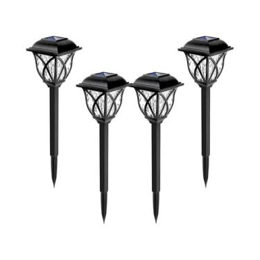 Imagem de Luzes Solares Para Jardim Externas À Prova d'Água LED Para Caminhos E 