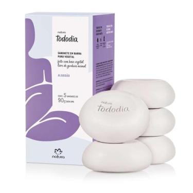 Imagem de Sabonete Corporal em Barra Algodão 5x90g - Natura