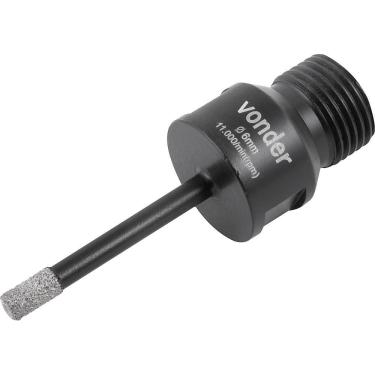 Imagem de Serra Copo Diamantada Para Esmerilhadeira 6 Mm Vonder