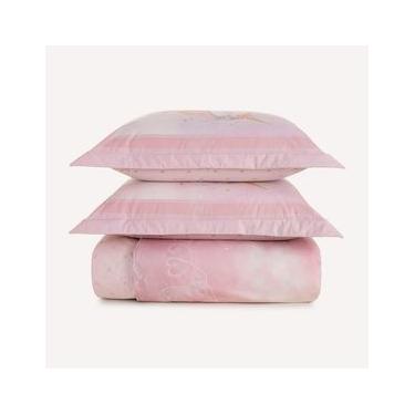 Imagem de Colcha Infantil Casal com 2 Porta-travesseiros Karsten 200 Fios Princesinha