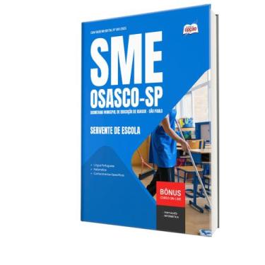 Imagem de Apostila SME-Osasco-SP - Servente de Escola - Apostilas Opção