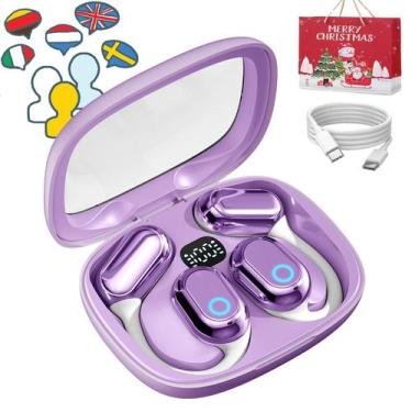 Imagem de Fones de ouvido Vylaras AI Translator 2025 144 idiomas de alta precisã