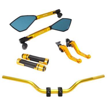 Imagem de Manete Manopla Retrovisor Guidão  Twister Strada Cb300r - Stark Race, 