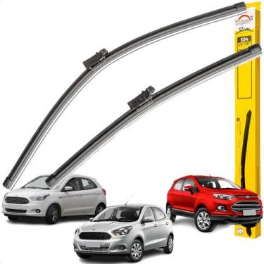 Imagem de Par Palhetas Limpador Parabrisa For Ka Ka+ Ecosport G2 Dyna, Palheta