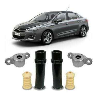 Imagem de 2 Kit Coxim Batente Traseiro Citroen C4 Lounge 2015 2016 17 - QualyKit