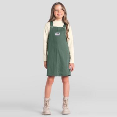 Imagem de Conjunto infantil menina em sarja Brandili-Feminino