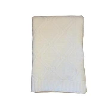 Imagem de Manta Tricot Luxo Branca