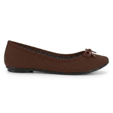 Imagem de Sapatilha Feminina Moleca Nobuck Furinhos Casual 5726.115-Feminino