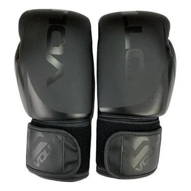Imagem de Luva de Boxe Muay Thai Kickboxing Training 14 Oz Preta Vollo
