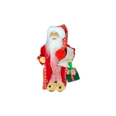 Imagem de Papai Noel Natal Pijama Vermelho 30cm FLORARTE