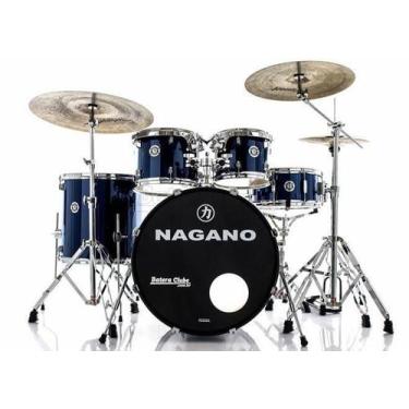 Imagem de Bateria Acústica Nagano Garage Fusion 20 BLN Blue Night