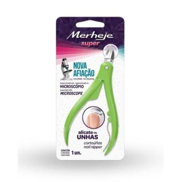 Imagem de Alicate para Unhas Super  Merheje  Aço Inoxidável  Escolha sua Cor, Ve