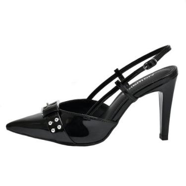 Imagem de Sapato Feminino Scarpin Via Marte Envernizado - Brilho e Sofisticação,