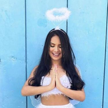 Imagem de Tiara de Anjo Aureola Branca P/ Fantasia de Natal e Carnaval - Fantasi