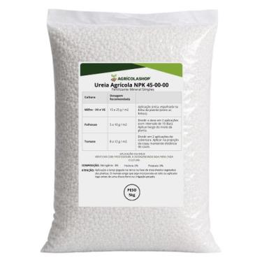 Imagem de Adubo Fertilizante Ureia 45% Nitrogênio 5kg Ideal Para Plantas e Flore