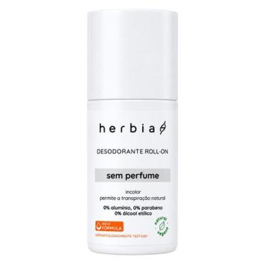 Imagem de Desodorante Natural Sem Perfume Rollon 50ml Herbia