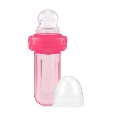 Imagem de Alimentador De Silicone Porta Frutinhas Baby Nuby - Rosa Cor:Rosa, Ros