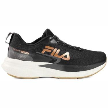 Imagem de Tênis Fila Racer Fastpace Feminino Preto Cinza Corrida, 37