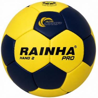 Imagem de Bolas rainha handebol pro costurada imp, Amarelo, 2